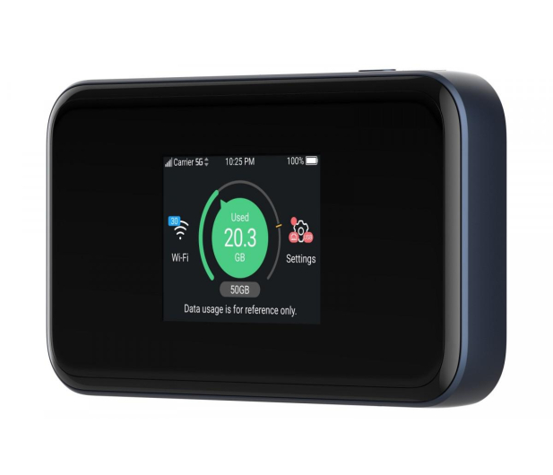 ZTE MU5002 5G mobilny LTE CAT.22 DL do 3800Mb/s,WiFi 2.4&5GHz Wifi6, 1 port RJ45 10/100/1000, złącza anten TS-9 dla 5G - 747019 - zdjęcie 3